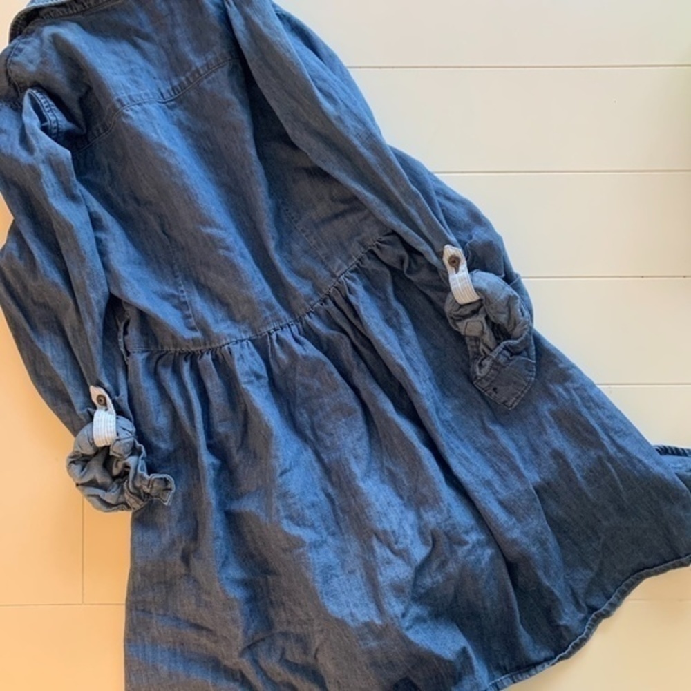 3/$25 Draper James Chambray Shirtdress sz 4 - Picture 6 of 9